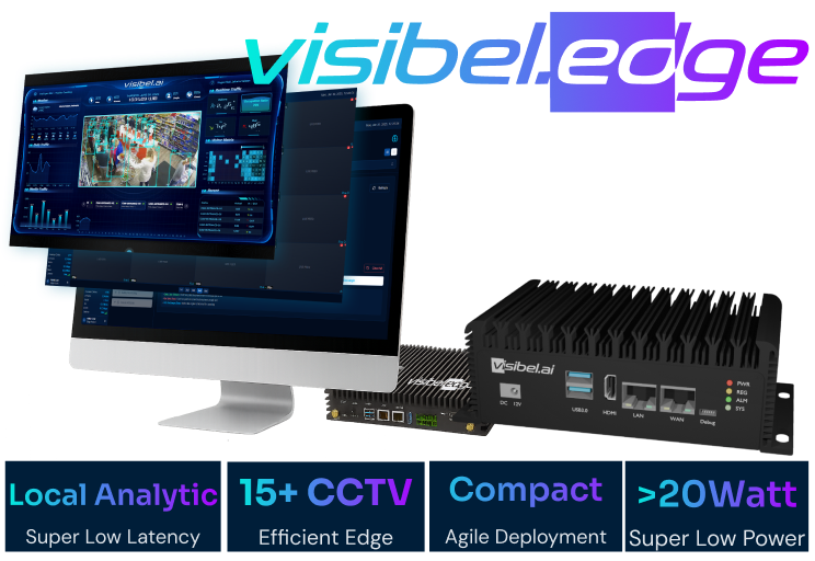 Visibel Pro (visibel.pro) server edge AI enterprise untuk analitik CCTV skala besar